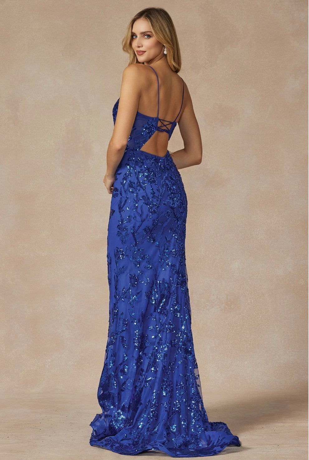 Plus Juliet Formal Sequin Scroll Dress | Windsor